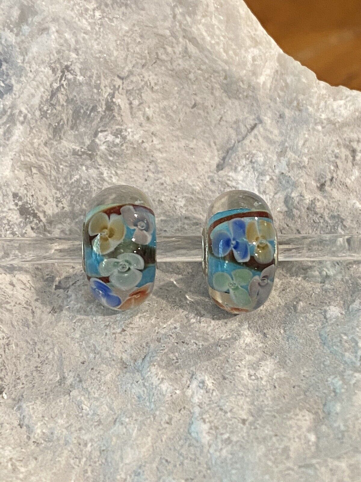 Trollbeads LIMITED EDITION RETIRED Daydream Blossom Bead #61004 Lise Aagaard Authen.