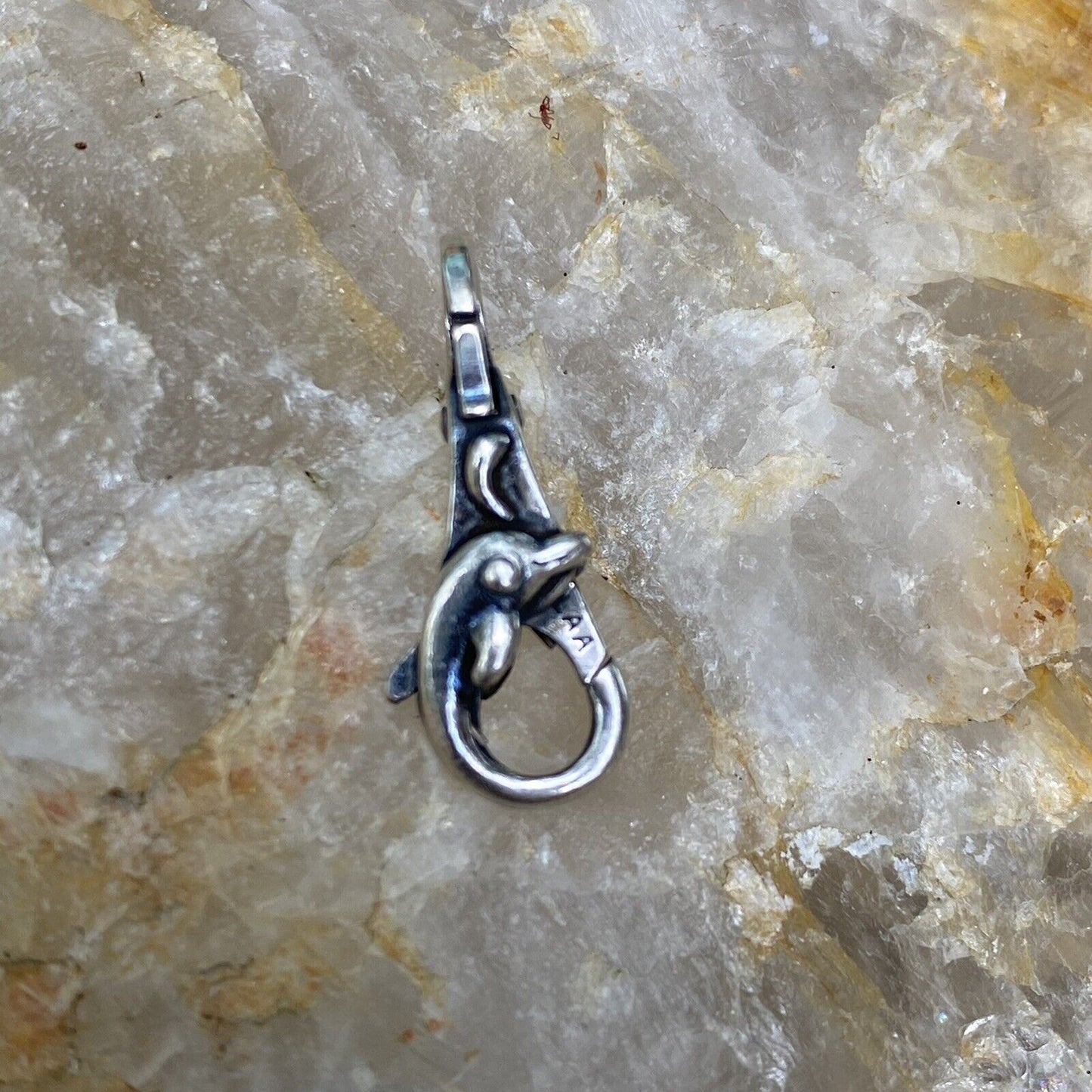 NEW Trollbeads Dolphins Lock #10119 Sterling Silver Designer Allan Bayer Authentic