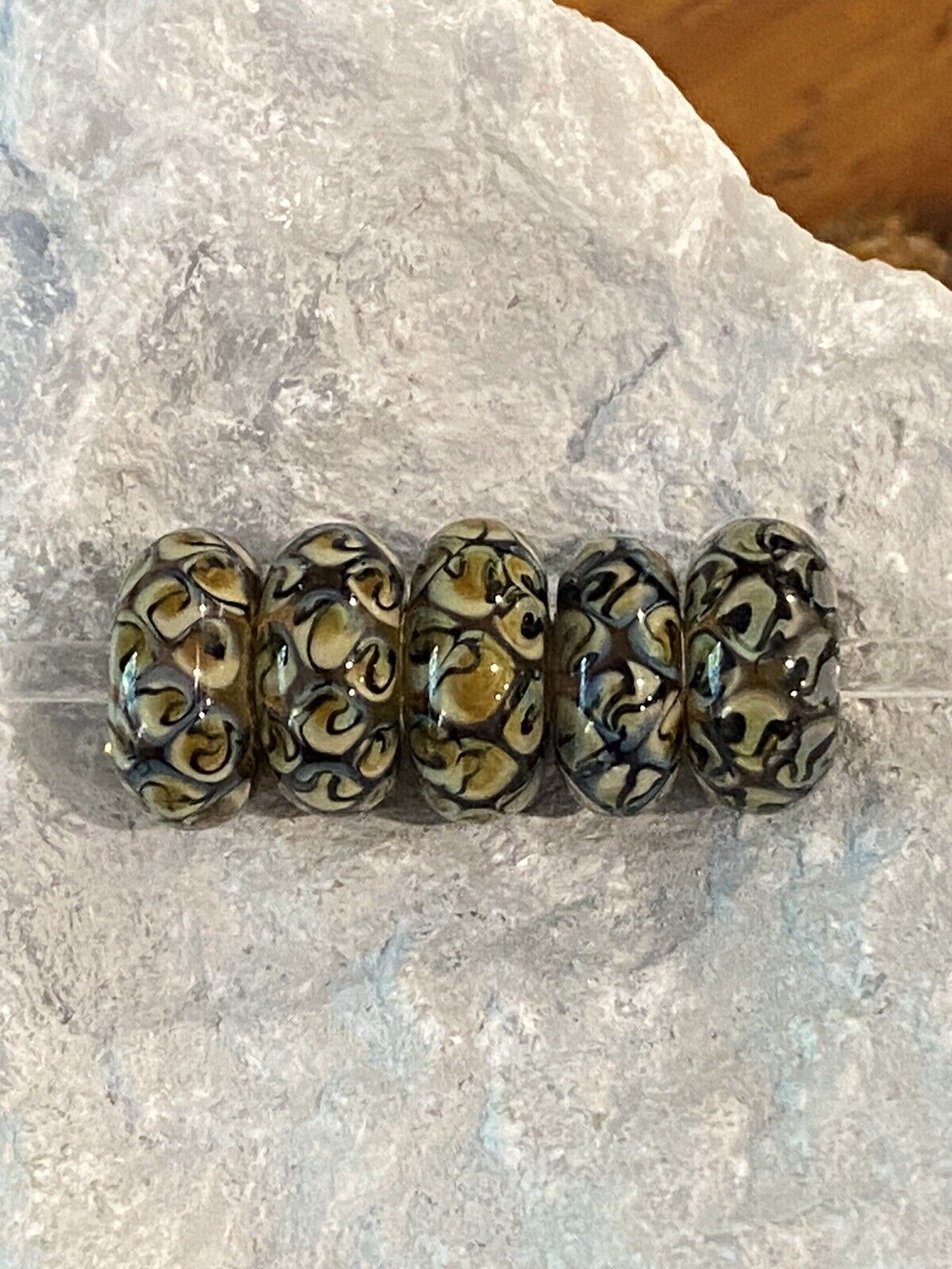 Trollbeads RETIRED Wildcat Bead #10257 Sterling Silver Designer Lise Aagaard