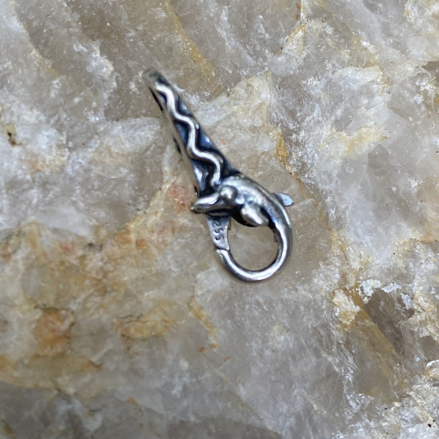 NEW Trollbeads Dolphins Lock #10119 Sterling Silver Designer Allan Bayer Authentic