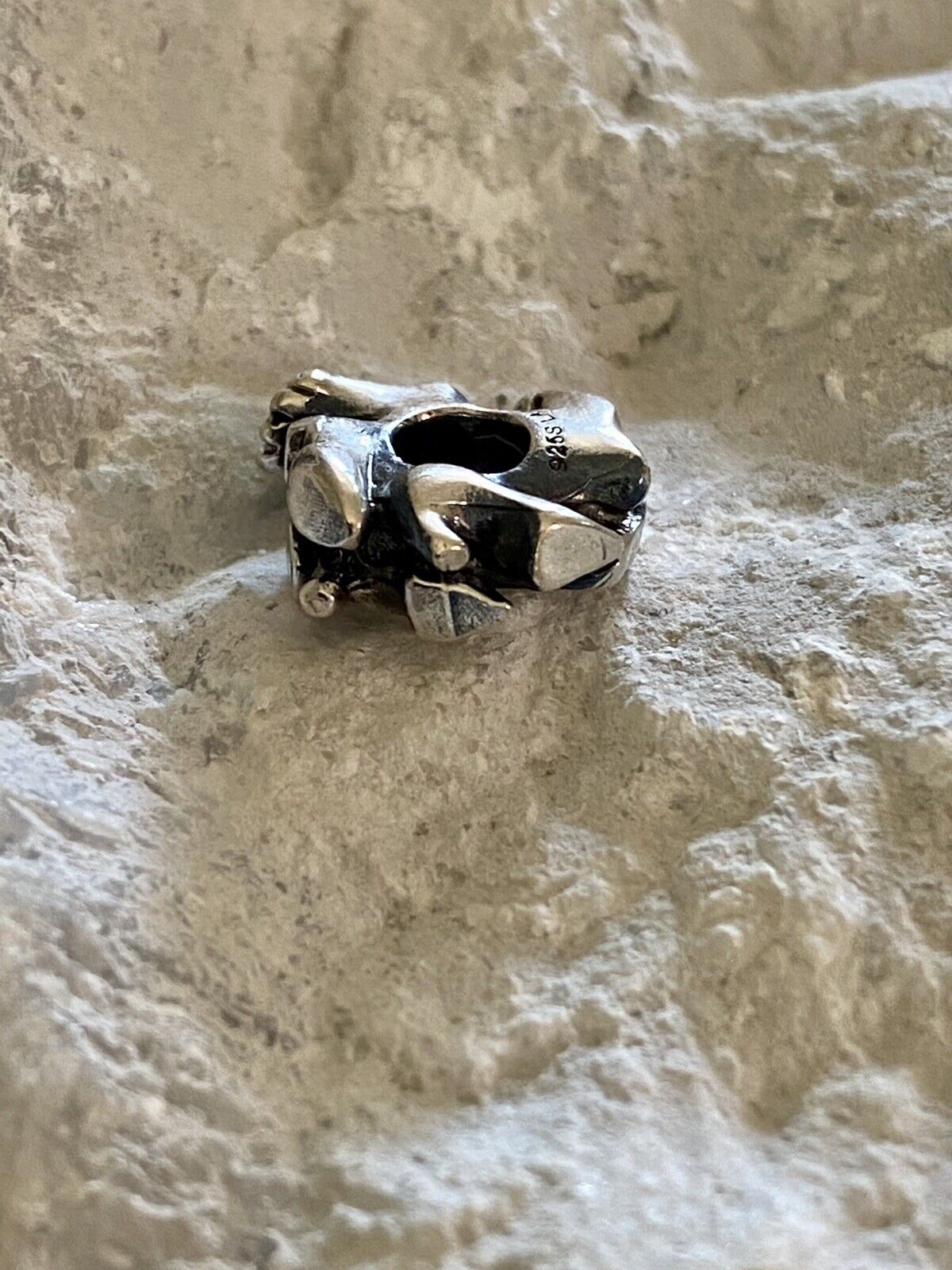 NEW RETIRED Trollbeads Walk #11444 Bead Sterling Silver Marjoke van de Plassche Auth.