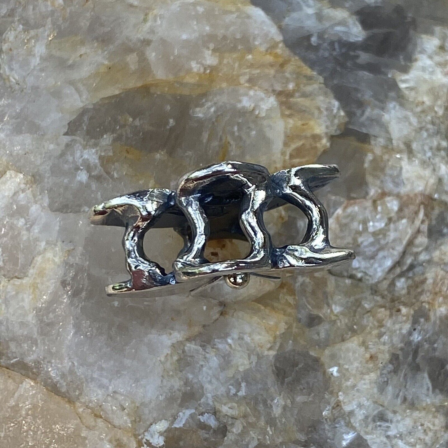 NEW Trollbeads Climbing Hydrangea Splitter Fantasy Pendant #12303 925 18K Auth.