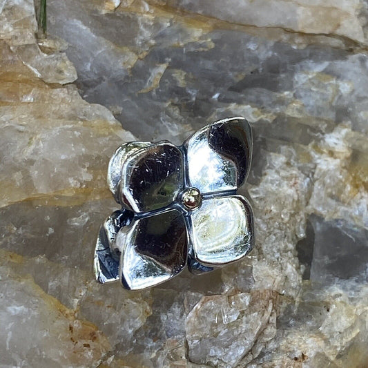 NEW Trollbeads Climbing Hydrangea Splitter Fantasy Pendant #12303 925 18K Auth.