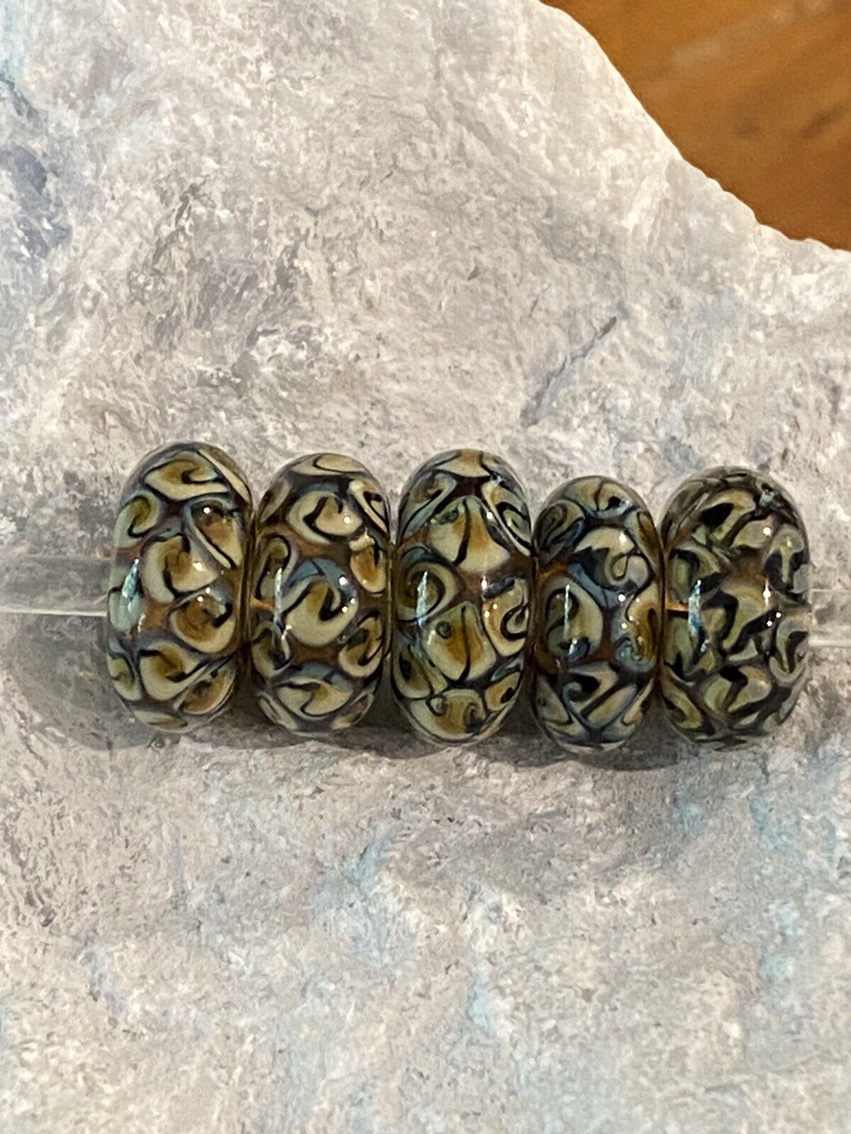 Trollbeads RETIRED Wildcat Bead #10257 Sterling Silver Designer Lise Aagaard