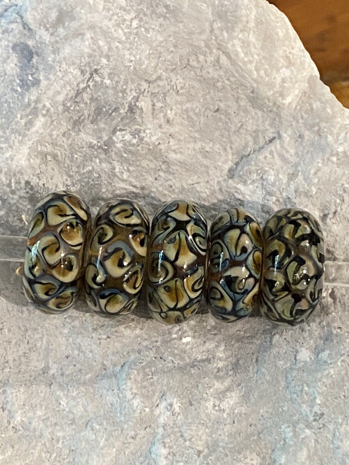 Trollbeads RETIRED Wildcat Bead #10257 Sterling Silver Designer Lise Aagaard