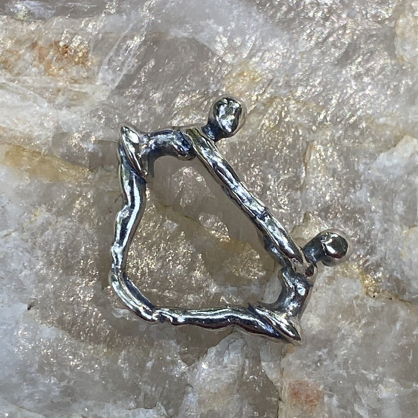 NEW Trollbeads Ballerinas Pendant #12905 Sterling Designer Lise Aagaard Auth