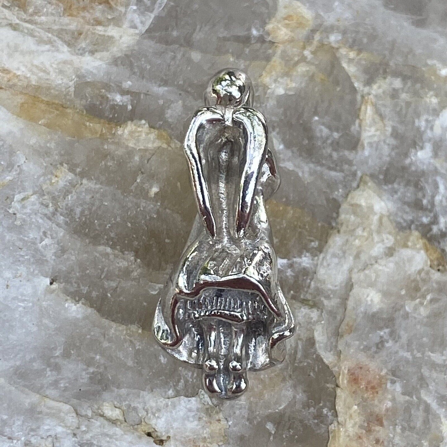 NEW RETIRED Trollbeads Guardian Angel Pendant #11905 Sterling Silver Nielsen