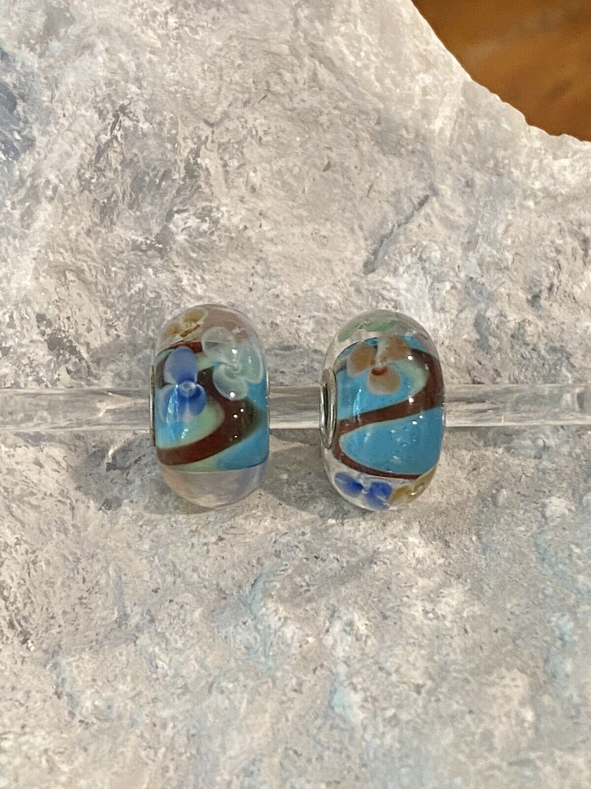Trollbeads LIMITED EDITION RETIRED Daydream Blossom Bead #61004 Lise Aagaard Authen.