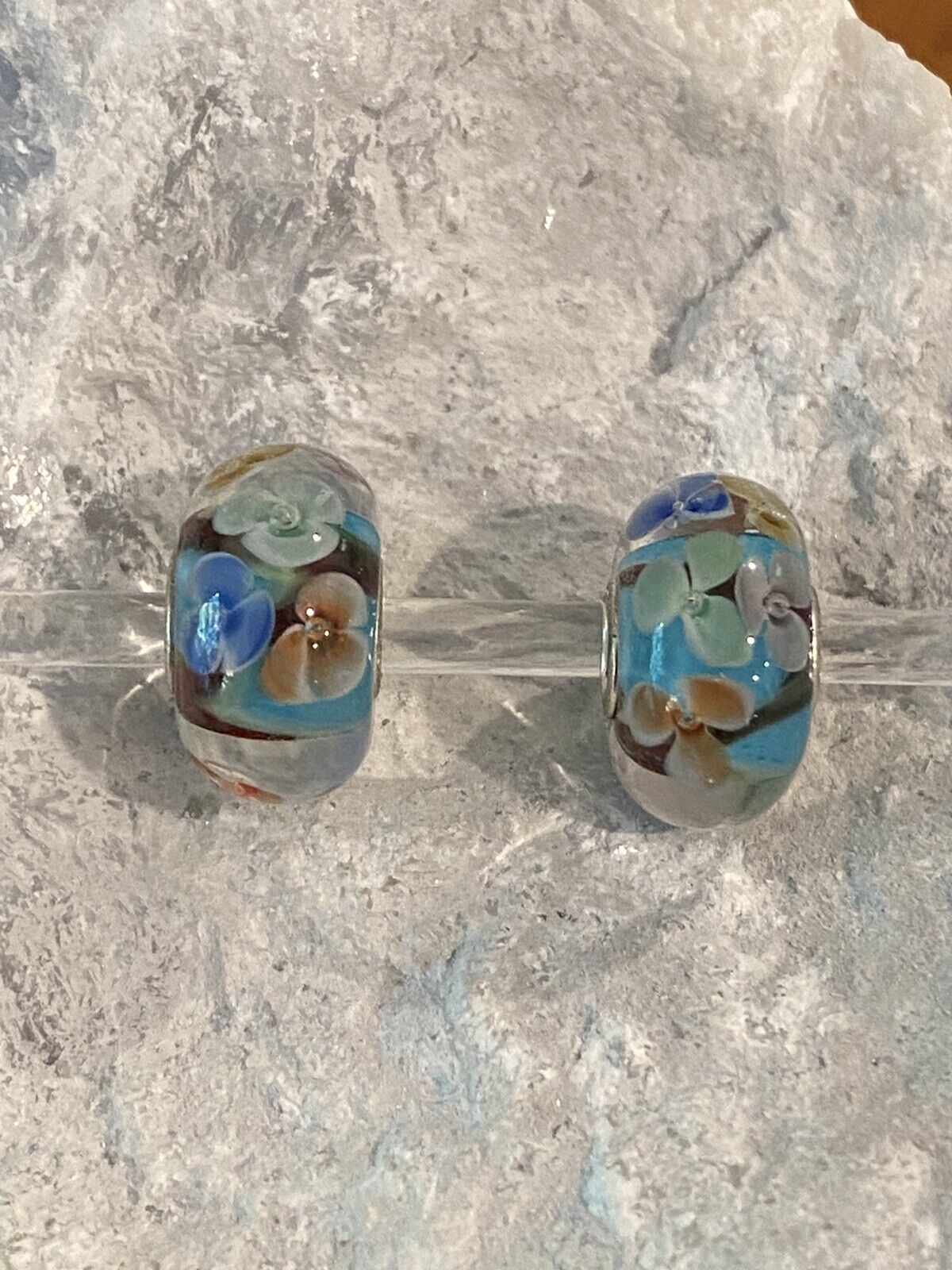Trollbeads LIMITED EDITION RETIRED Daydream Blossom Bead #61004 Lise Aagaard Authen.