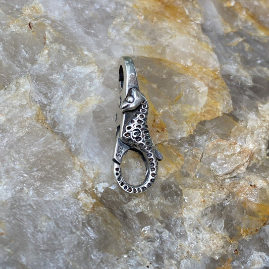 Trollbeads Sea Horses Lock #10120 Sterling Silver Designer Allan Bayer Authentic
