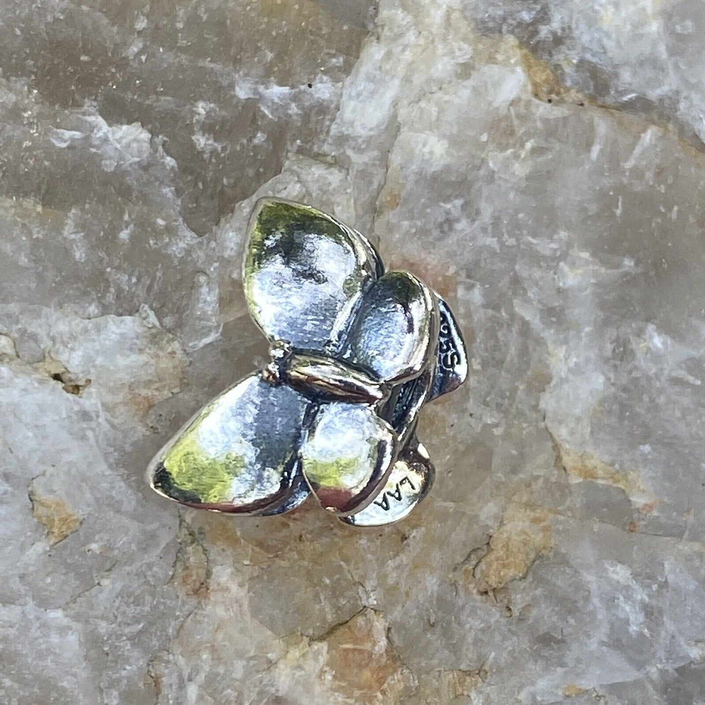 NEW Trollbeads Fantasy Butterfly Pendant #12305 Sterling Designer Soren Nielsen