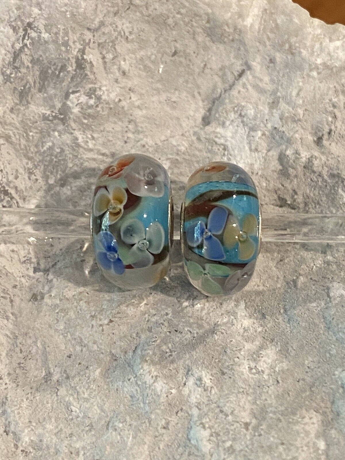 Trollbeads LIMITED EDITION RETIRED Daydream Blossom Bead #61004 Lise Aagaard Authen.