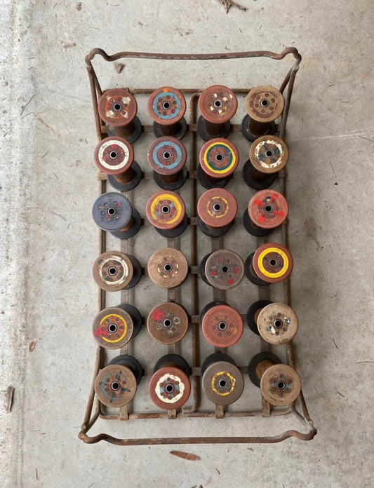 Industrial Metal Spool Tray
