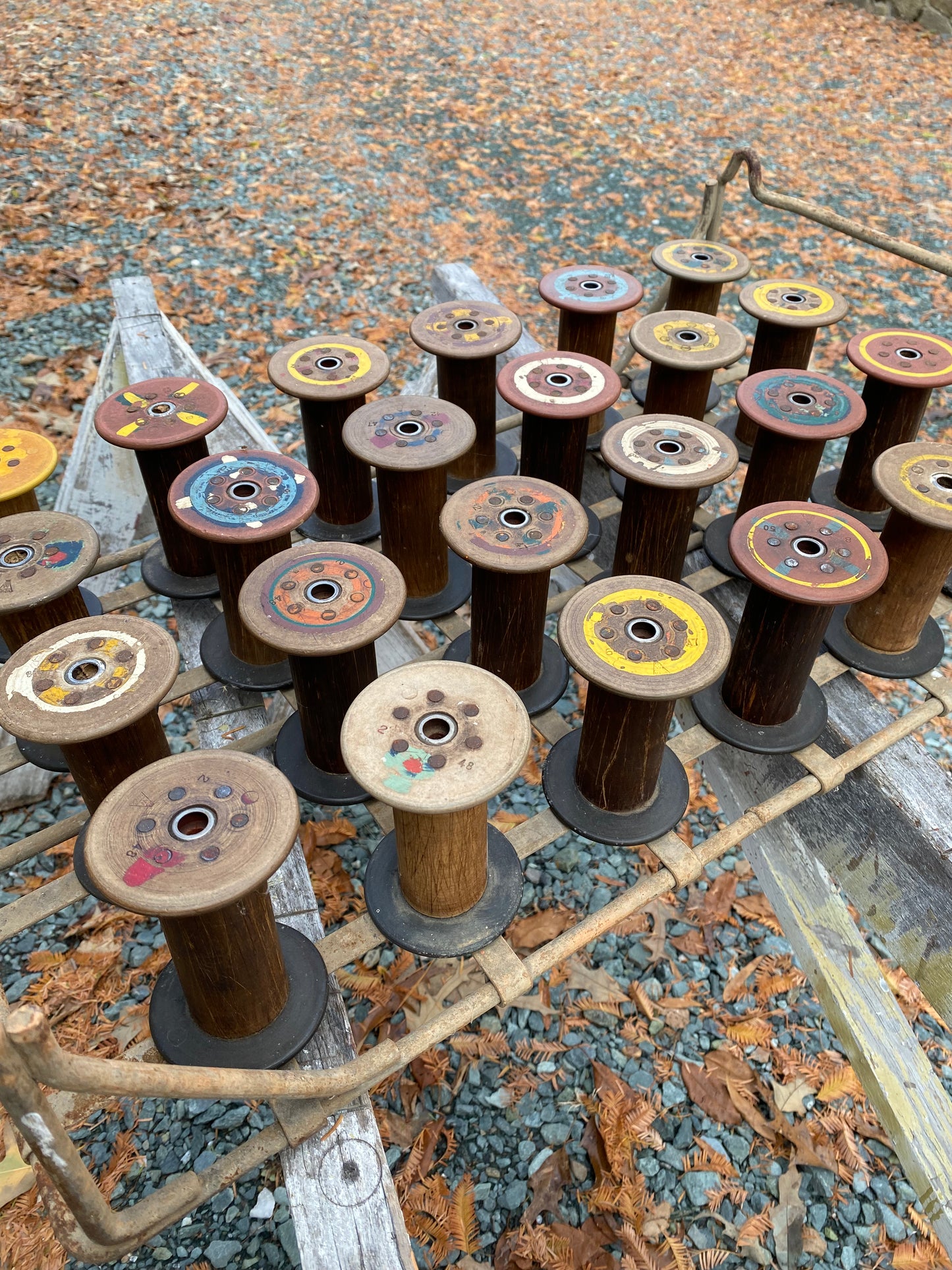 Industrial Metal Spool Tray