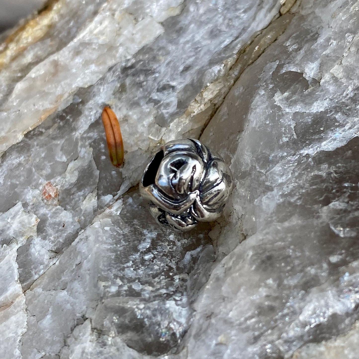 RETIRED TROLLBEADS Chinese Monkey Bead #11461 Sterling Silver Designer Soren Nielsen